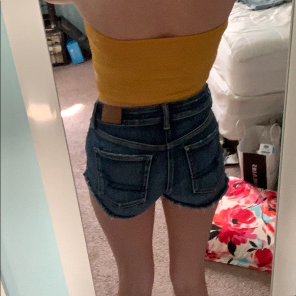 Yellow American Eagle Tube Top - Picture 2 of 3